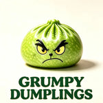 Glitter Green Dumpling Stress Toy