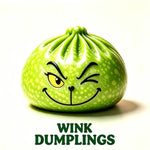 Glitter Green Dumpling Stress Toy