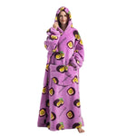 Sherpa Fleece Wearable Blanket Hoodie