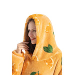 Sherpa Fleece Wearable Blanket Hoodie