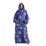 Sherpa Fleece Wearable Blanket Hoodie