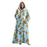 Sherpa Fleece Wearable Blanket Hoodie