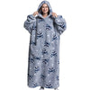 Sherpa Fleece Wearable Blanket Hoodie