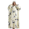 Sherpa Fleece Wearable Blanket Hoodie