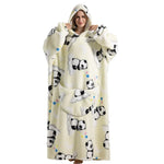 Sherpa Fleece Wearable Blanket Hoodie