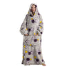 Sherpa Fleece Wearable Blanket Hoodie