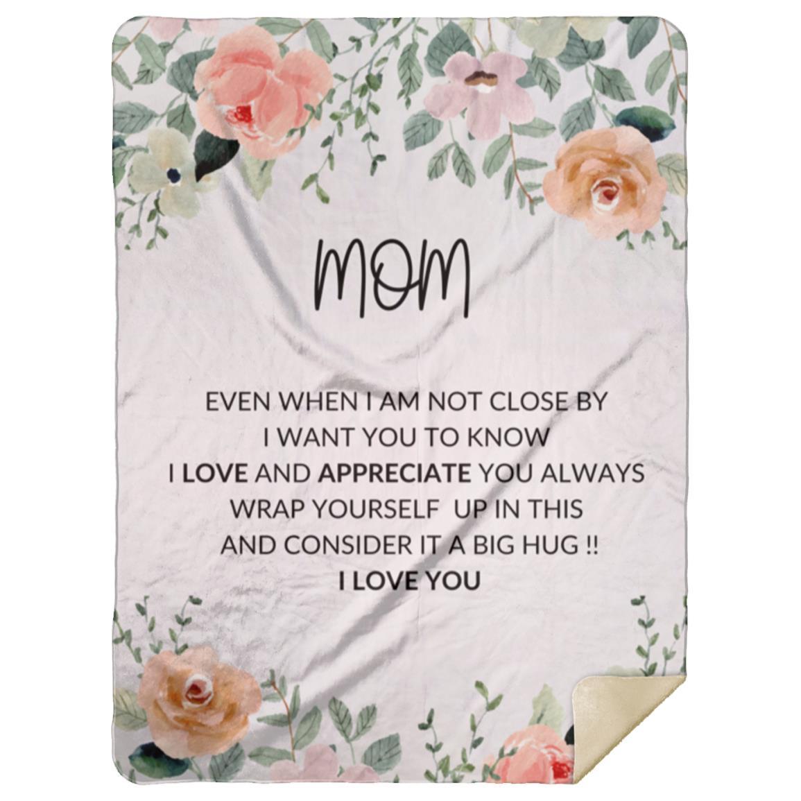 MOM FLOWER BLANKET MOTHER'S DAY