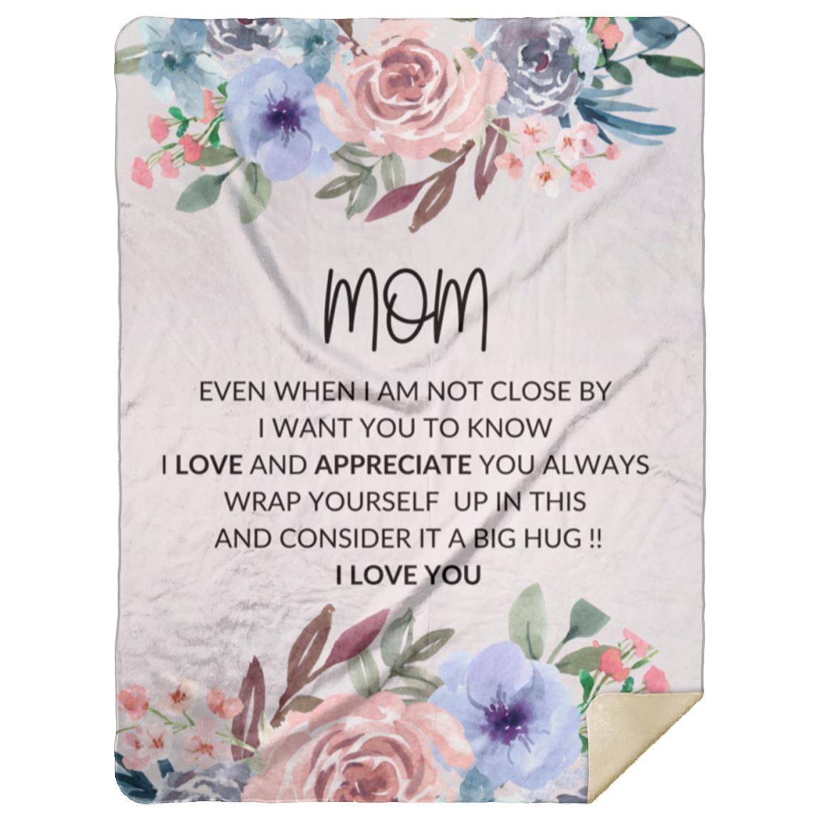 MOM FLOWER BLANKET MOTHER'S DAY