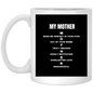 Mother White Mug| For Mother| For Mom| Wife| Grand Mother| Step-Mom| Adopted Mom