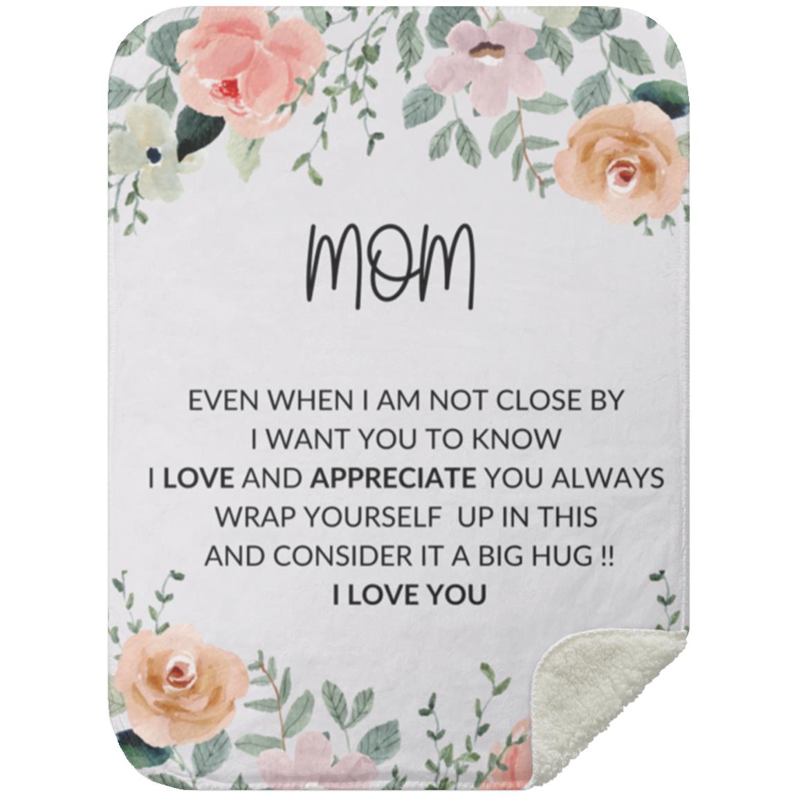 MOM FLOWER BLANKET MOTHER'S DAY