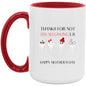 Personalized Funny Thank For Not Swallowing Us| Mug