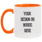 Personalized |Picture| Custom Name |11 oz. Accent Mug