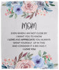 MOM FLOWER BLANKET MOTHER'S DAY