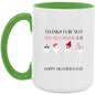 Personalized Funny Thank For Not Swallowing Us| Mug