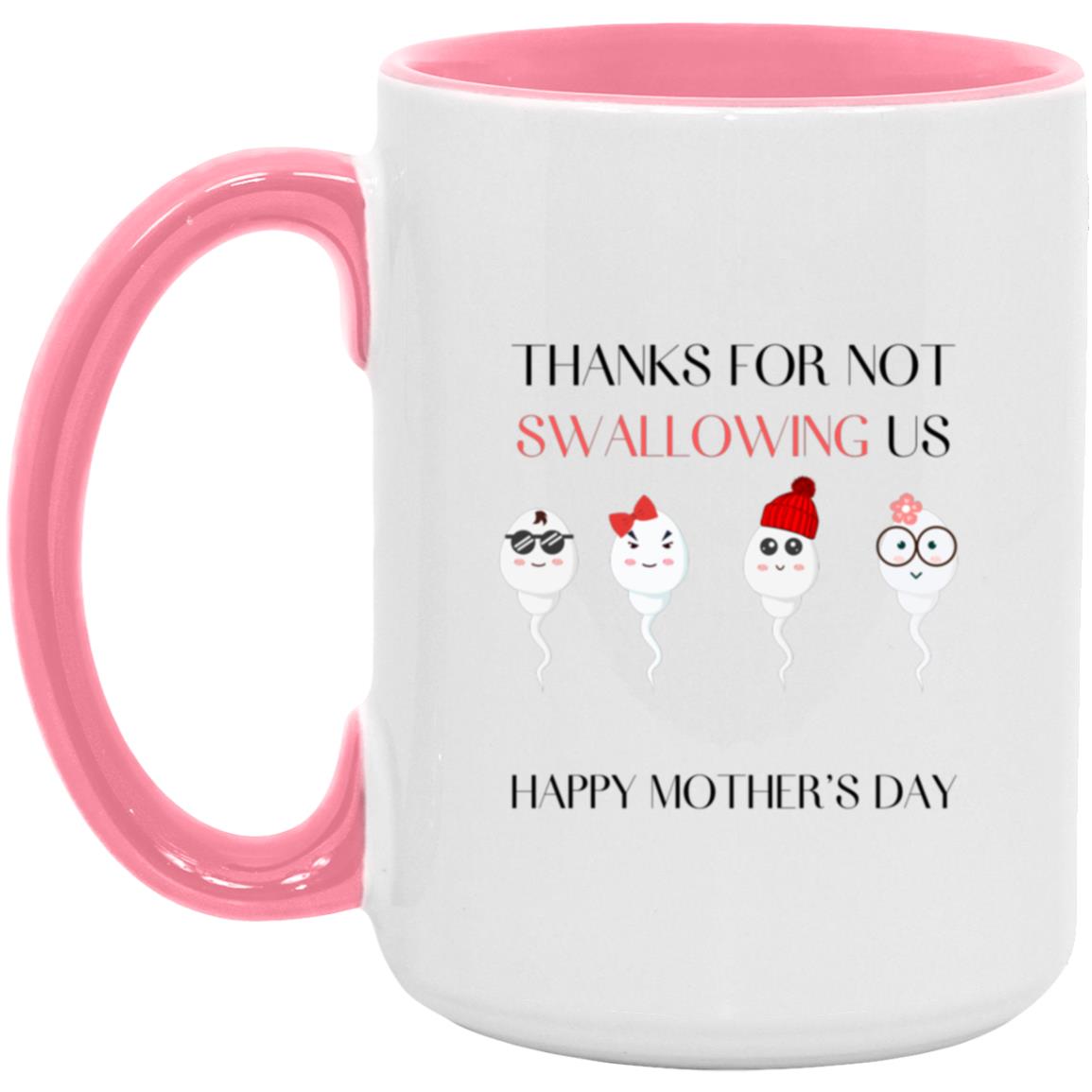 Personalized Funny Thank For Not Swallowing Us| Mug