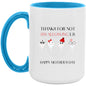 Personalized Funny Thank For Not Swallowing Us| Mug