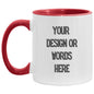 Personalized |Picture| Custom Name |11 oz. Accent Mug