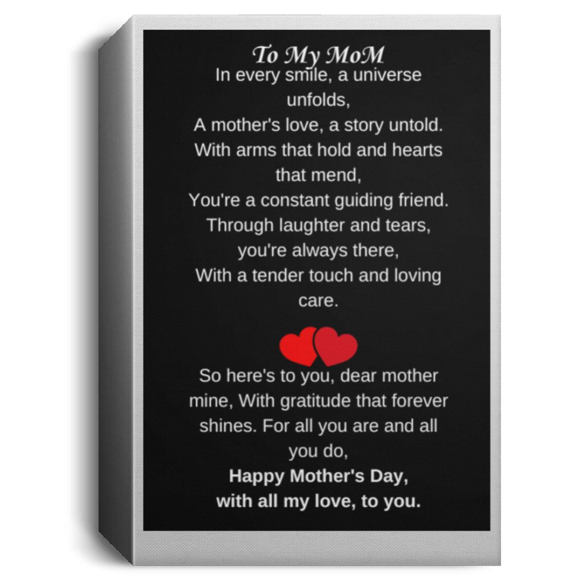 Portrait Canvas| Mother's Day Gift | Step Mother Gift