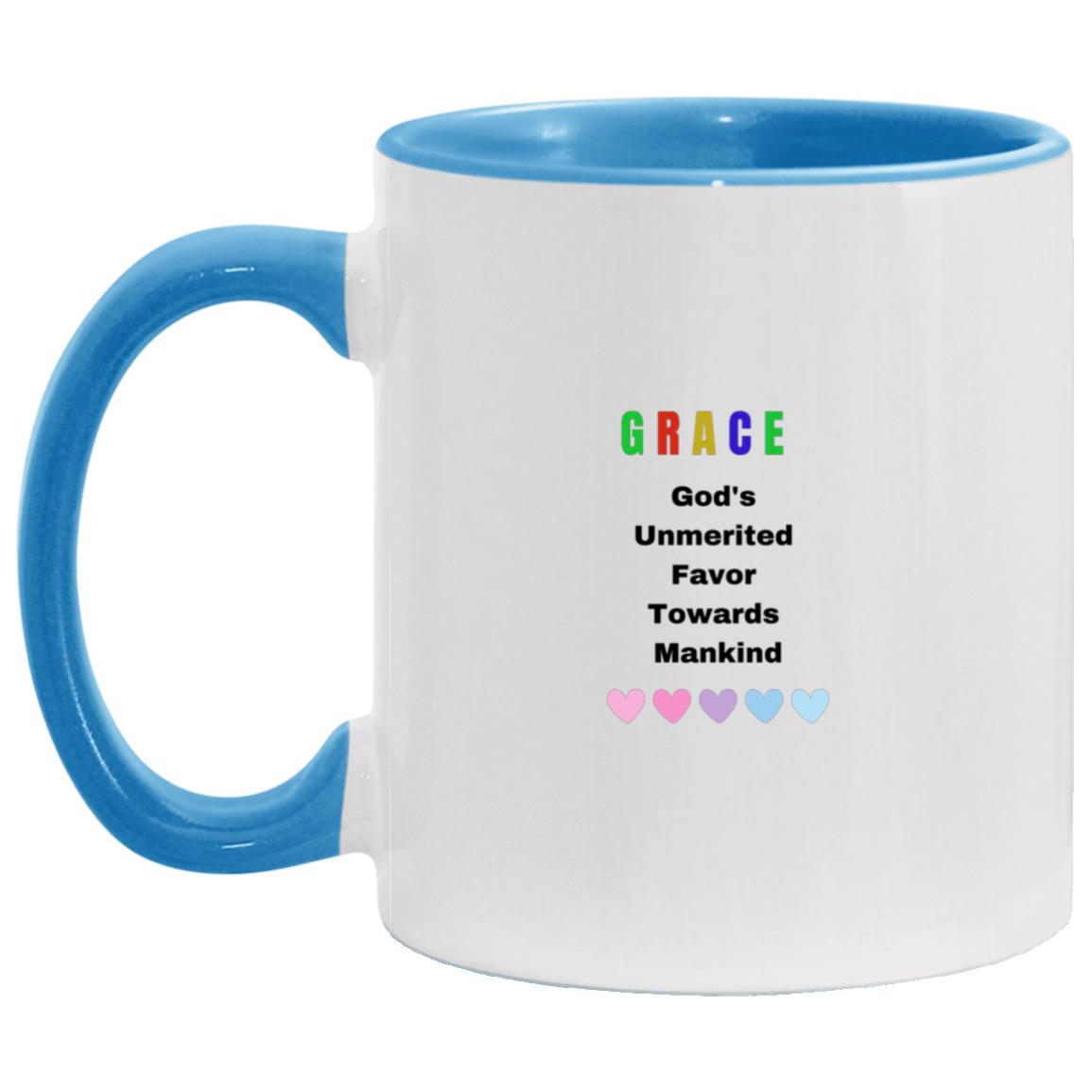 Grace Accent Mug|For Mom| Wife|Dad|Daughter| Grandparents| Husband|