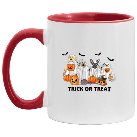 Funny Ghost Dog Halloween Sublimation Mug| For Mom| Dad| Girlfriend| Step Mom|