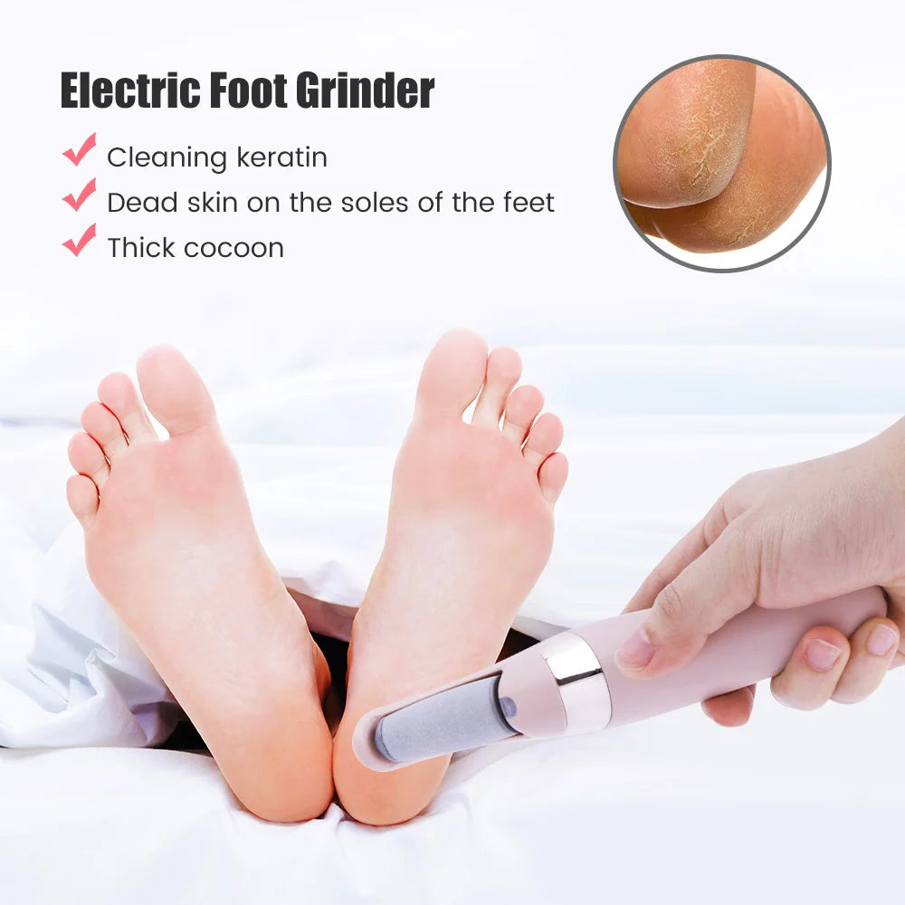 USB Electric Foot File Foot Pedicure Exfoliate Machine Foot Care