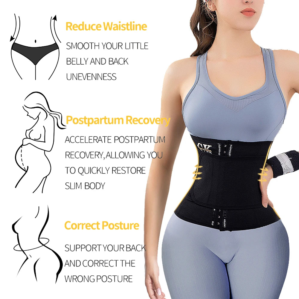 SEXYWG Waist Trainer Belt – Body Shaper Sauna Belt for Weight Loss