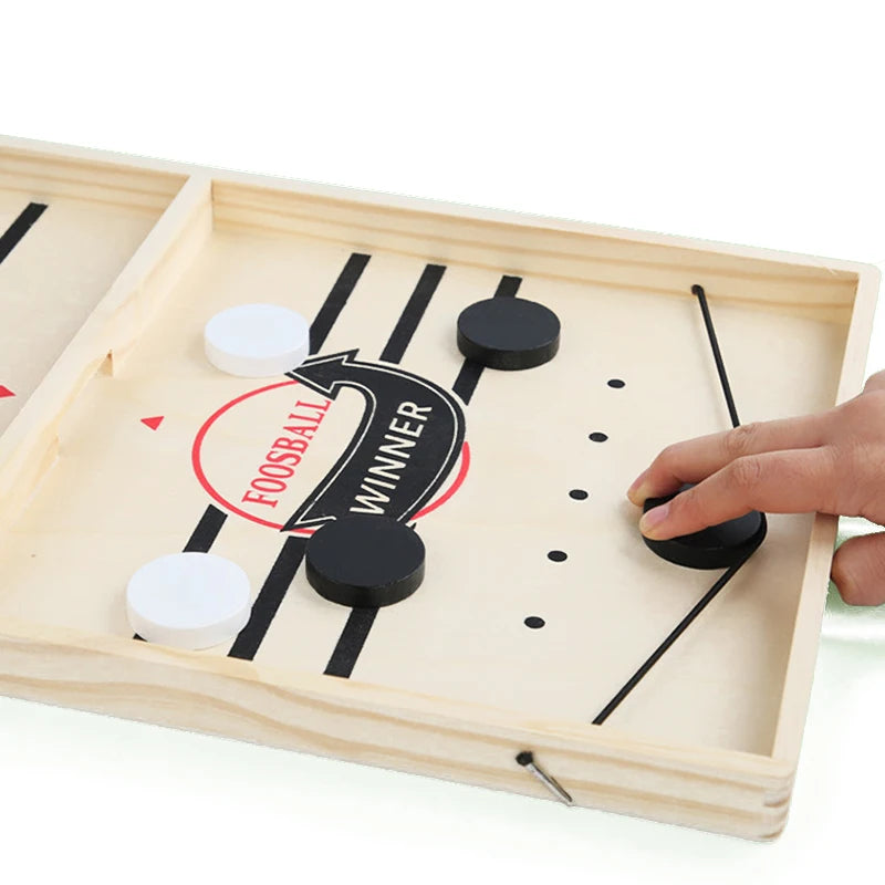 Table Hockey Paced Sling Board Game Fast Winner Party Desktop Battle Chess Adult Parent-child Interactive Child Family