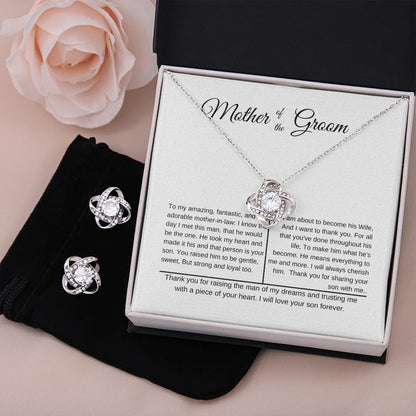 Love Knot Necklace|For Mother of the Groom