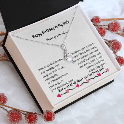 Alluring Beauty Necklace| For Wife | For Girlfriend | For Special Someone| For Birthday| Christmas| Valentine's Day