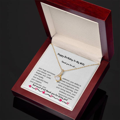 Alluring Beauty Necklace| For Wife | For Girlfriend | For Special Someone| For Birthday| Christmas| Valentine's Day