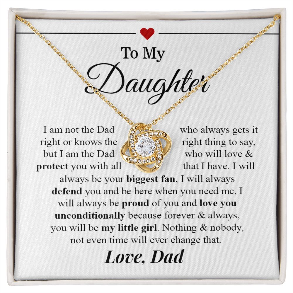 To My Daughter | Love Dad - Necklace