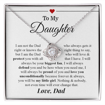 To My Daughter | Love Dad - Necklace