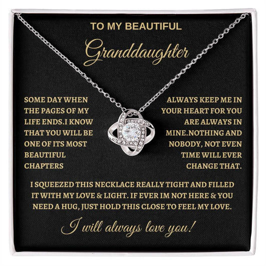 Forever in My Heart: A Necklace Filled with Love and Light| Granddaughter Birthday| Holiday| Valentines| Graduation