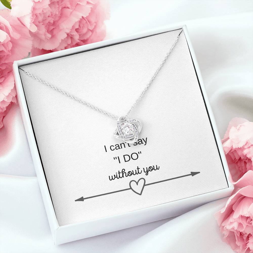 Love Knot Necklace| For Bridesmaid| Sister|Mom| Stepmom| Girlfriend|