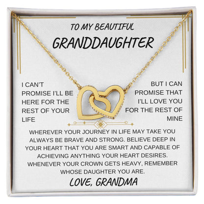 Interlocking Heart Necklace | Granddaughter