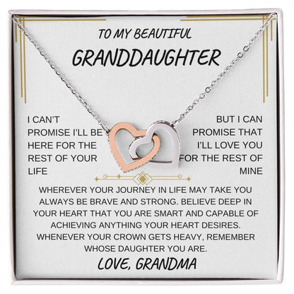 Interlocking Heart Necklace | Granddaughter