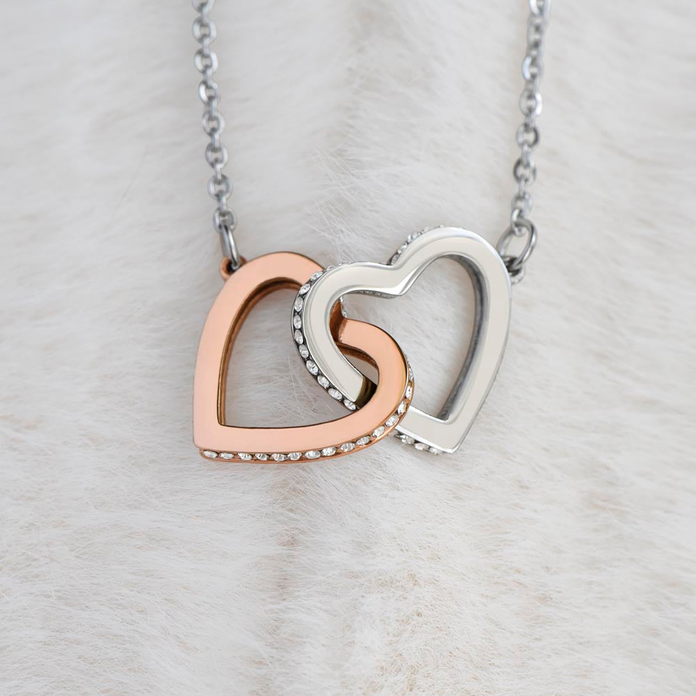 Interlocking Heart Necklace| For Mom|| For Birthday| For Mother's Day|For Daughter| For Christmas| For Valentine's Day