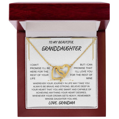 Interlocking Heart Necklace | Granddaughter