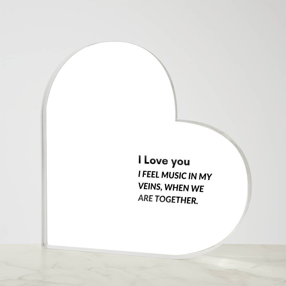 To My Soulmate| I Love You- I Feel Music In My Veins When We Are Together