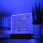 To My Daughter Acrylic Plaque| Mother Daughter Gift| Gift for Daughter| Daughter Gift