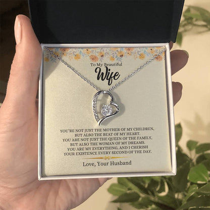 To My Beautiful Wife | Forever Love Necklace