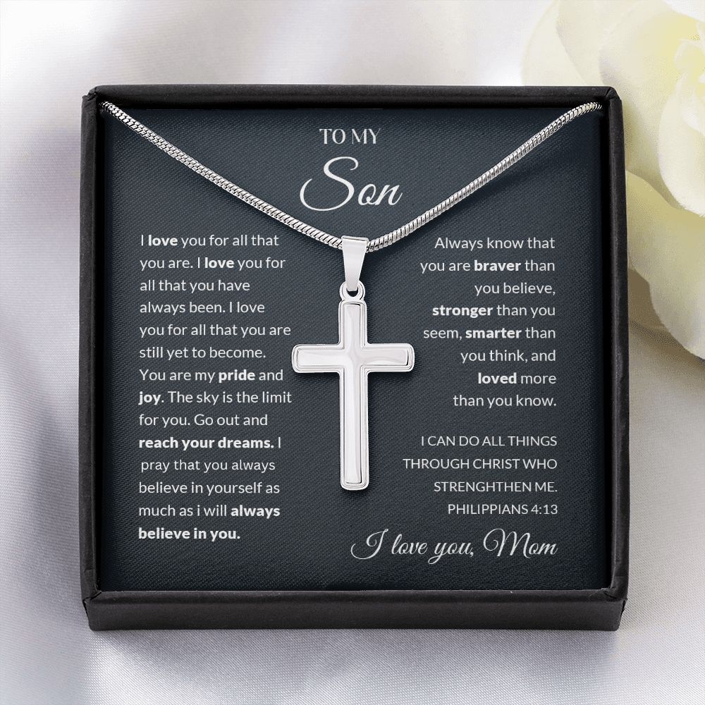 I Love You - Cross Necklace