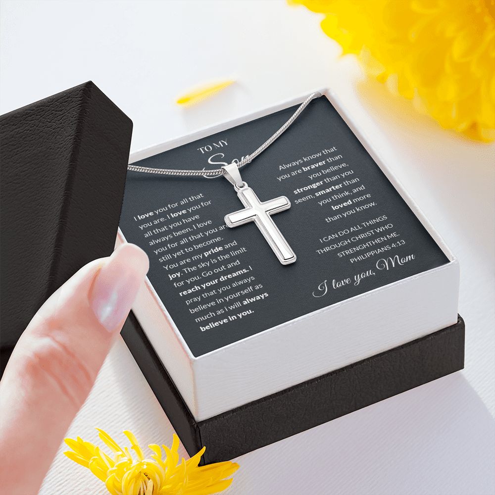 I Love You - Cross Necklace