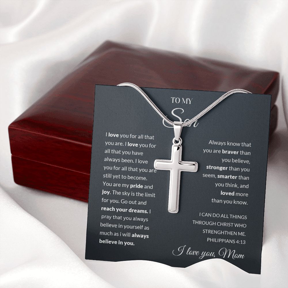 I Love You - Cross Necklace