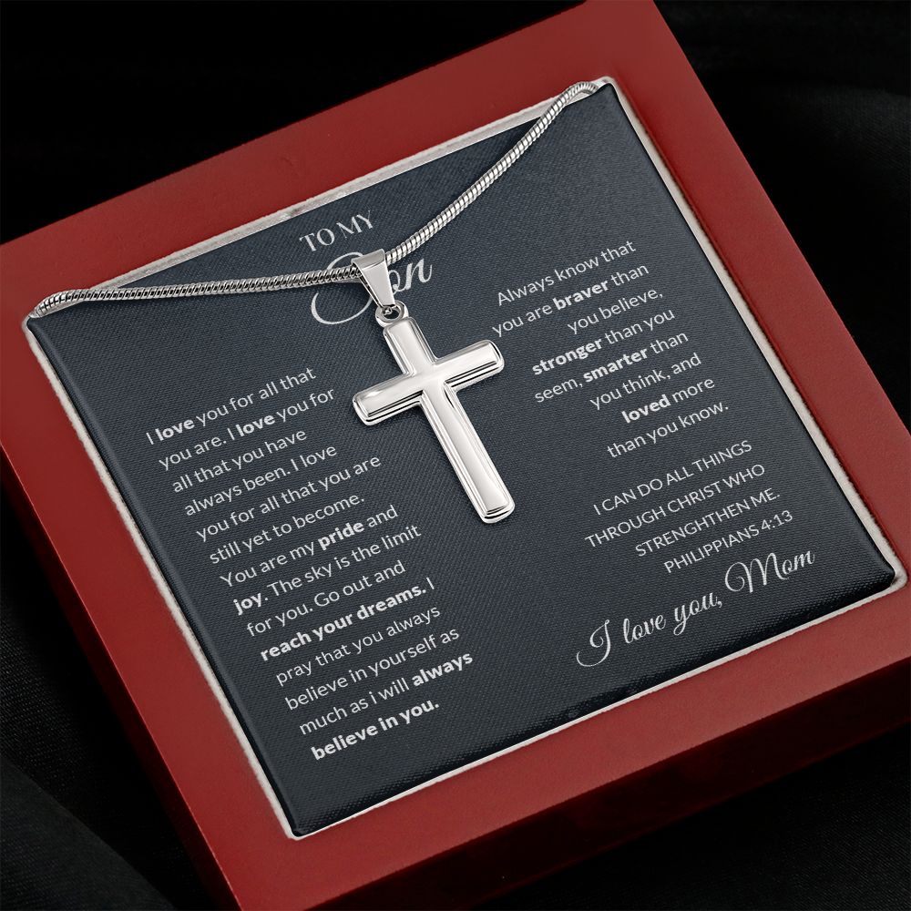 I Love You - Cross Necklace