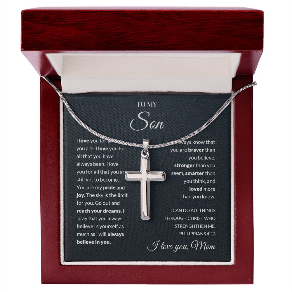 I Love You - Cross Necklace